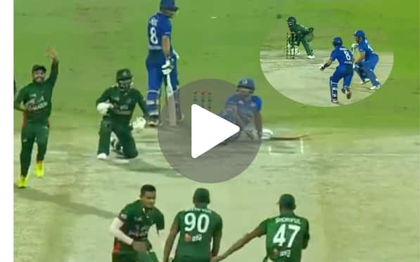 [Watch] Insane Madness From Afghan Batters Leads To Terrible Mix-Up During BAN vs AFG ODI